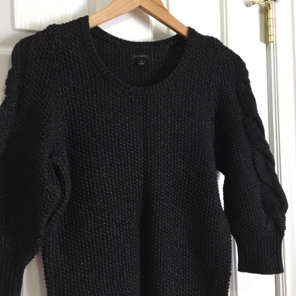 🔹Ann Taylor black and silver sweater - Picture 5 of 8